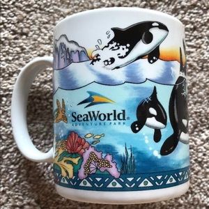 VINTAGE SEA WORLD “I LOVE GRANDPA” COFFEE MUG 1995